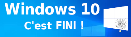 Windows 10(nbsp): c'est fini(nbsp)! Windows 10(nbsp): c'est fini(nbsp)!